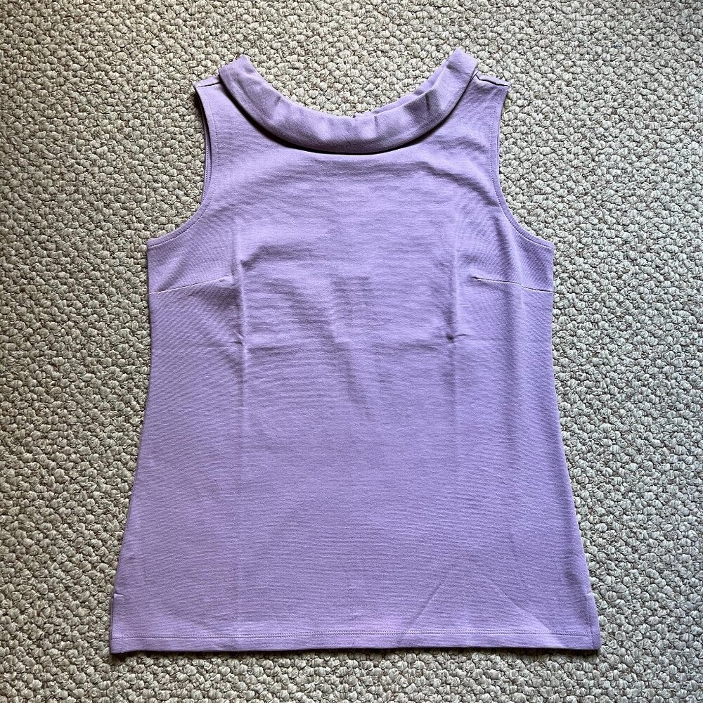 TALBOTS - Zip Back Tank - Sunset Lavender -- NEW with Tag